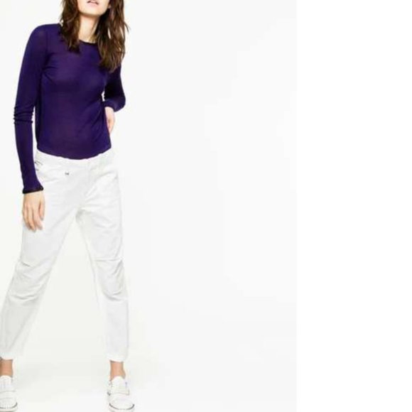 Zadig & Voltaire Women's Cotton Palma Grunge Pants EUR 38 Color Judo - Picture 2 of 4